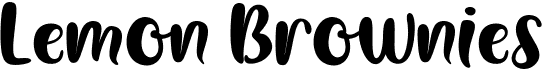 Lemon Brownies